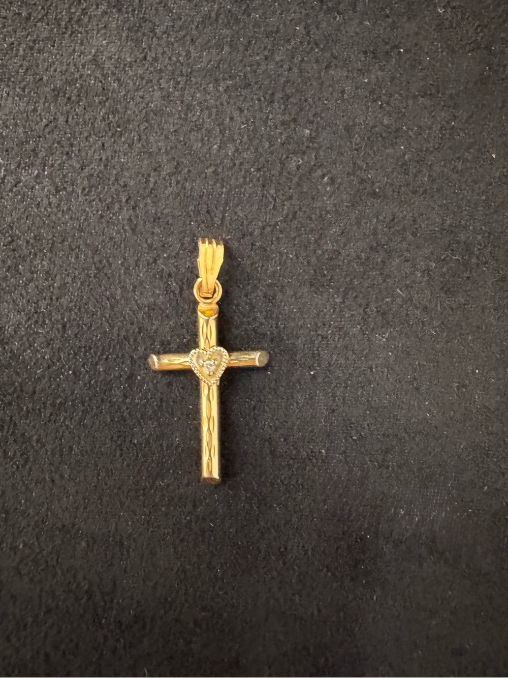 10K Gold Cross Pendant